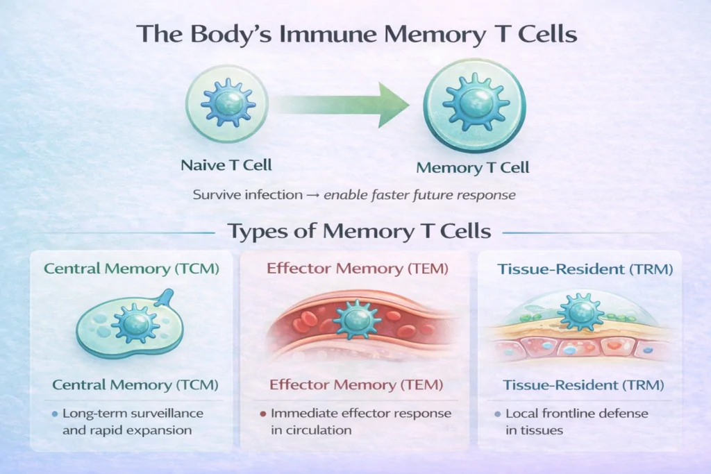 types of memory t cells